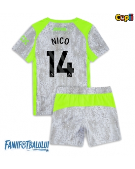 Manchester City Nico Gonzalez #14 Echipament de Fotbal Replică 2025-26 Copii Treilea (+ Șorturi)